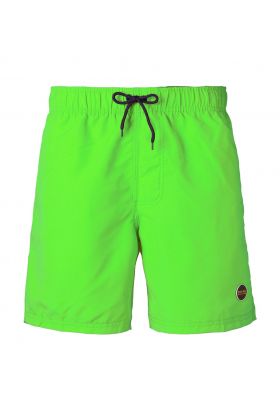 Men's swim shorts solid fluor green